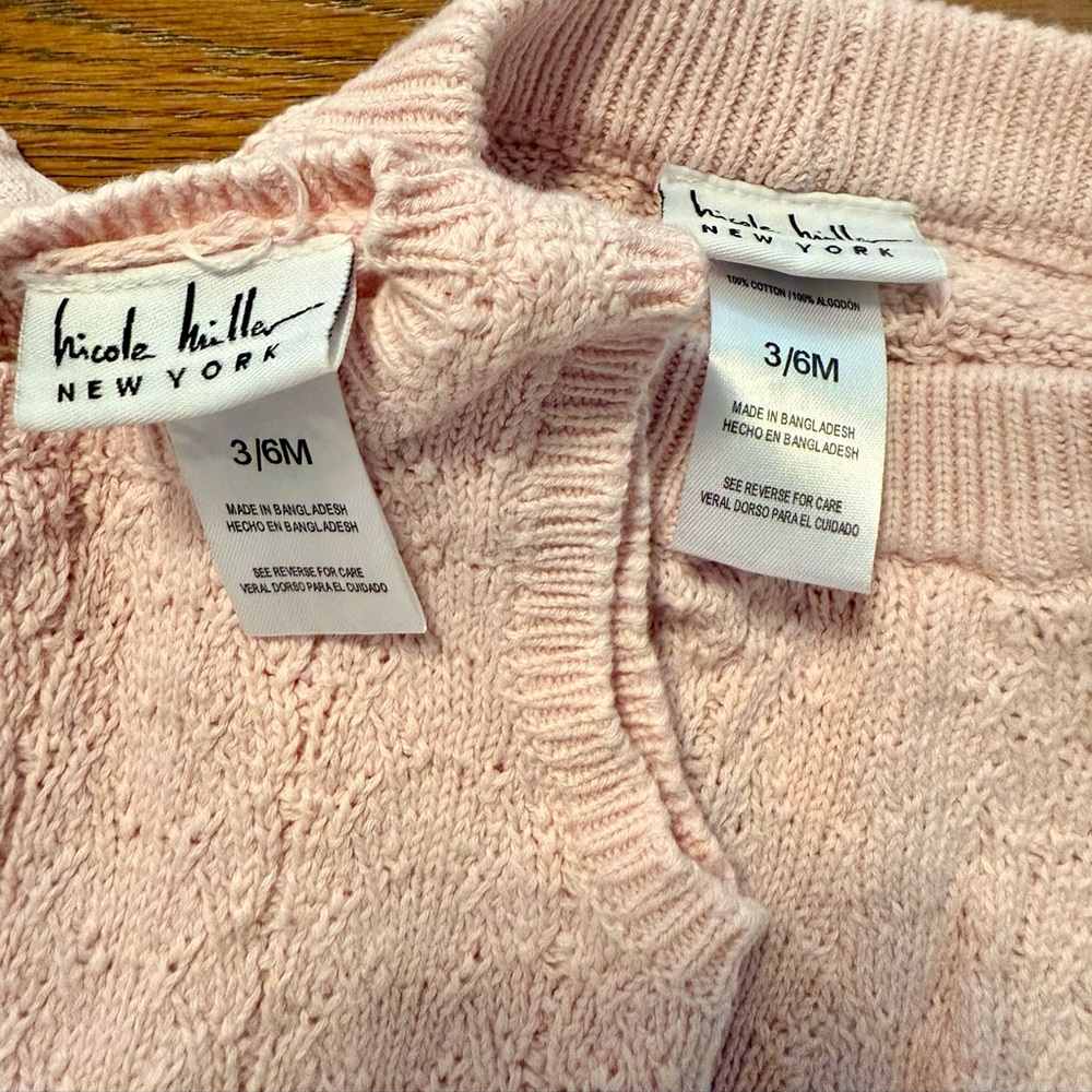 Nicole Miller Baby Girl Pink Matching Set